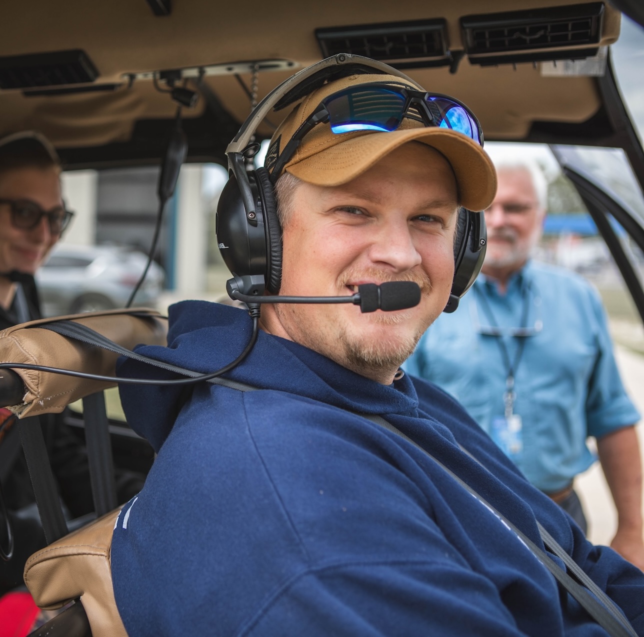 High Tide Aviation tour guests