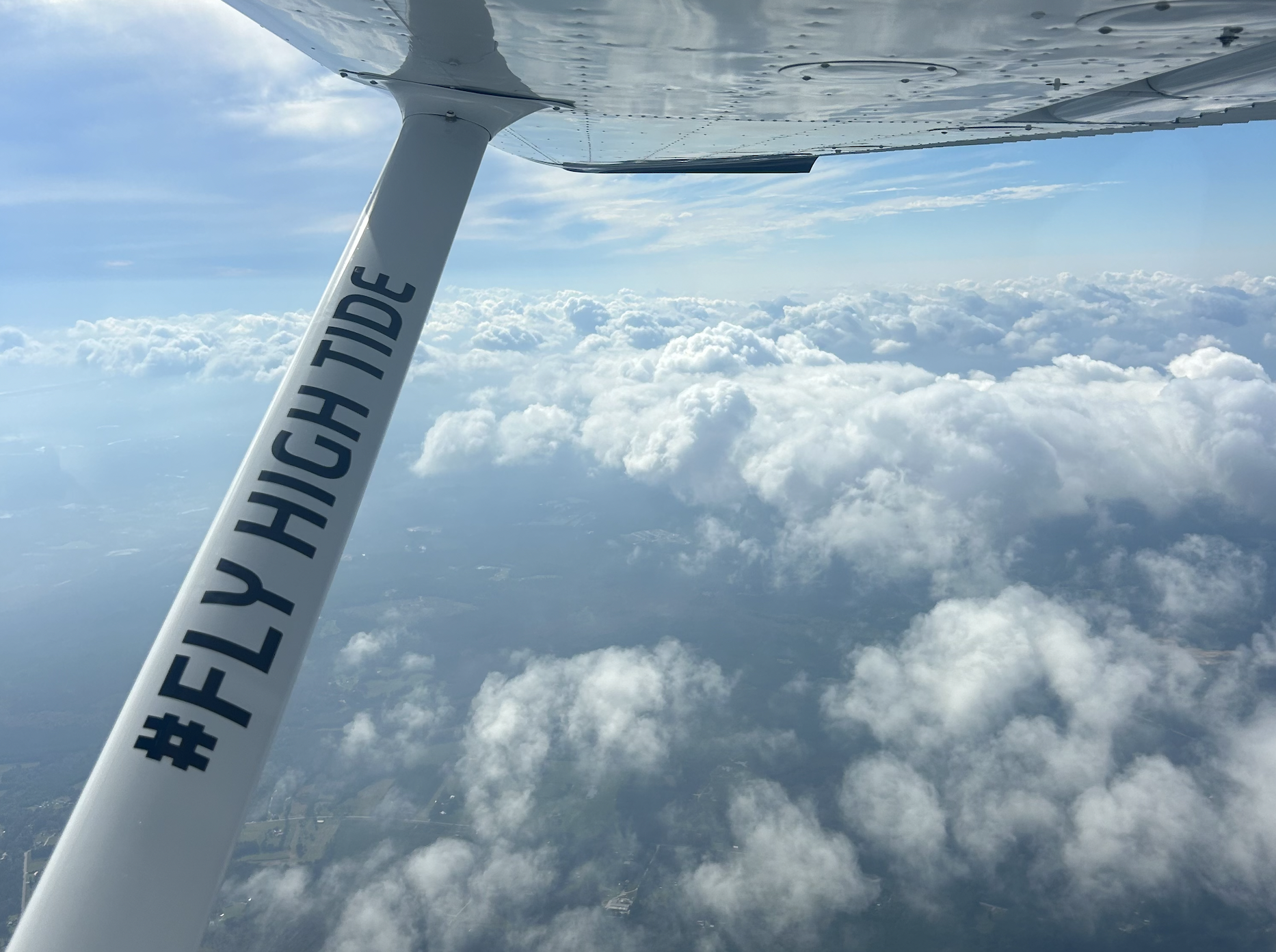 Airplane on the ground ready to take off